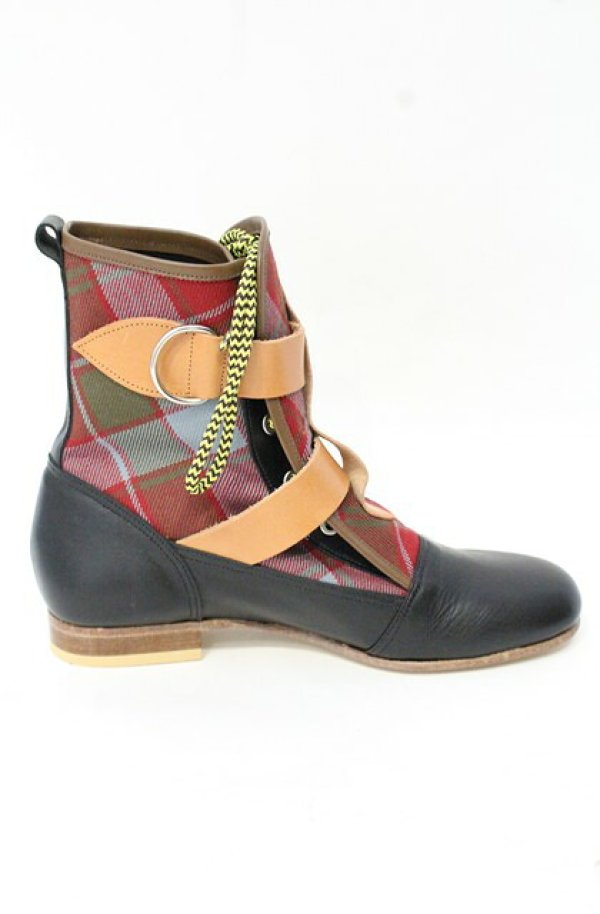 画像7: ヴィヴィアンウエストウッド 中古 / SEDITIONARIES BOOT TARTAN 5 ブラック  O-26-10-11-110-sh-IG-OS (7)