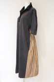 画像4: ヴィヴィアンウエストウッド 中古 / バックプリーツワンピース 00 グレーｘライトブラウン  O-26-10-11-012-op-YM-OS (4)