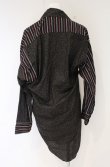 画像4: ヴィヴィアンウエストウッド 中古 / リバティー切替シャツワンピース 00 ネイビーｘグレー  O-26-10-11-013-op-YM-OS (4)