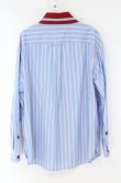 画像3: ヴィヴィアンウエストウッド 中古 / リブブロッキングストライプシャツ 00 サックス  O-26-10-25-027-bl-IG-OS (3)