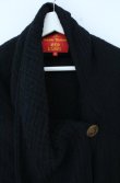 画像2: ヴィヴィアンウエストウッド 中古 / ビッグシルエットドルマンカーディガン 2 ブラック  O-26-10-25-003-jc-IG-OS (2)