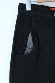 画像2: ヴィヴィアンウエストウッド 中古 / コットンストライプパンツ 01 ブラック  O-26-10-25-038-pa-IG-OS (2)