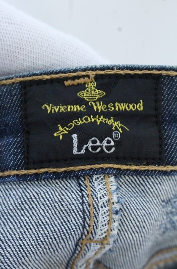 画像6: ANGLOMANIA 中古 /INNY JEAN ダメージスキニーデニムパンツ ｗ27 インディゴ  O-26-10-25-040-pa-YM-OS (6)