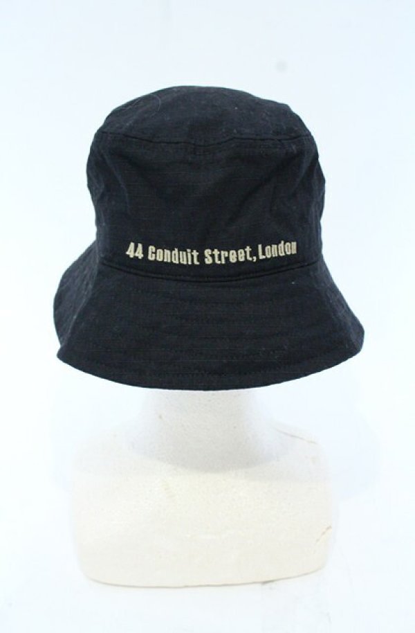画像3: ヴィヴィアンウエストウッド 中古 / LONDON リップストップバケットハット  ブラック  O-26-10-25-046-ha-IG-OS (3)