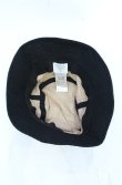 画像4: ヴィヴィアンウエストウッド 中古 / LONDON リップストップバケットハット  ブラック  O-26-10-25-046-ha-IG-OS (4)