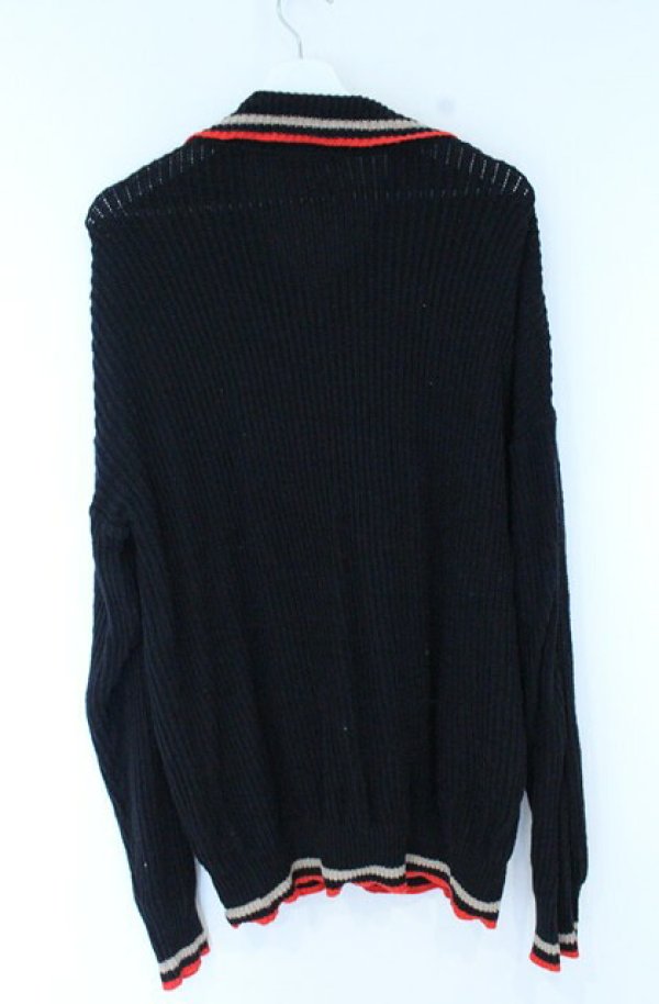 画像3: ヴィヴィアンウエストウッド 中古 / ハイネックニットカーディガン  ブラック  O-26-10-25-004-to-IG-OS (3)