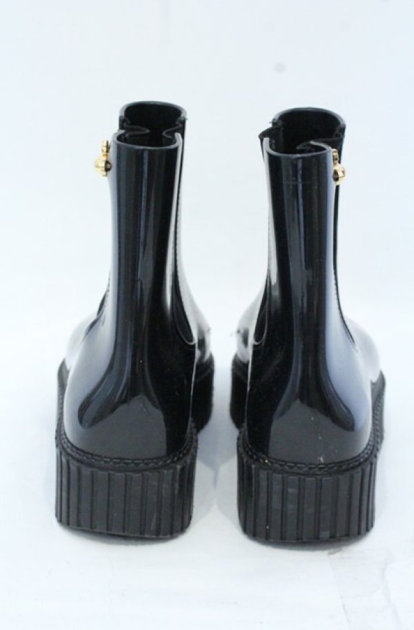画像7: ヴィヴィアンウエストウッド×Melissa 中古 / CHELSEAブーツ 24.5cm ブラック  O-26-10-25-057-sh-YM-OS (7)