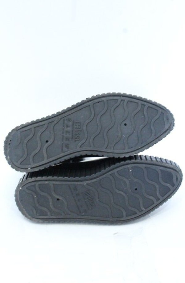 画像8: ヴィヴィアンウエストウッド×Melissa 中古 / CHELSEAブーツ 24.5cm ブラック  O-26-10-25-057-sh-YM-OS (8)