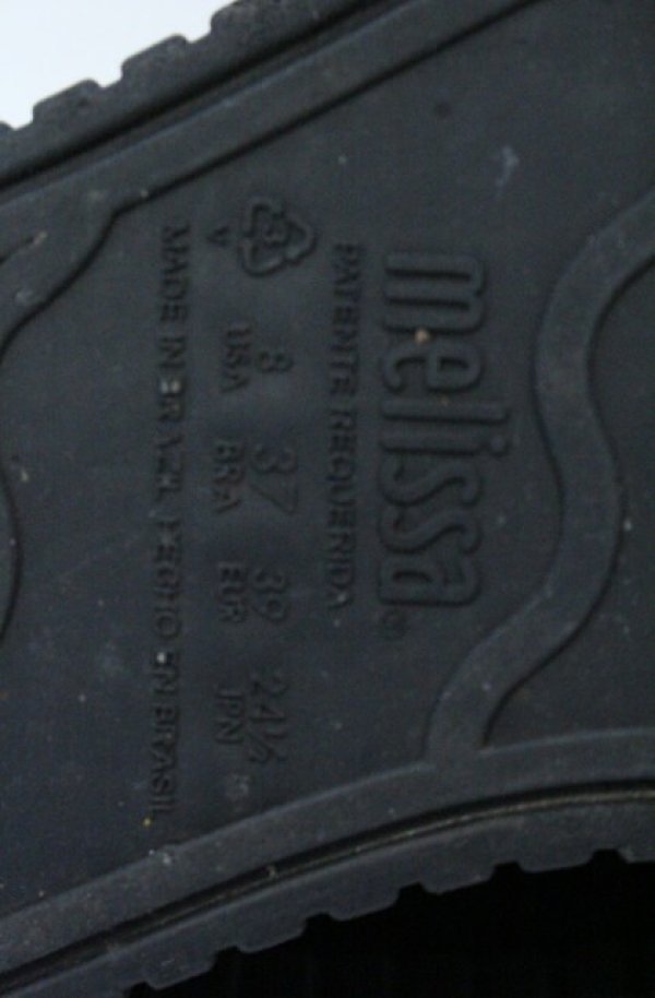 画像9: ヴィヴィアンウエストウッド×Melissa 中古 / CHELSEAブーツ 24.5cm ブラック  O-26-10-25-057-sh-YM-OS (9)