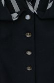 画像3: ヴィヴィアンウエストウッド 中古 / ストライプ切リ替エジャケット 2 ブラック  O-26-10-25-007-jc-YM-OS (3)