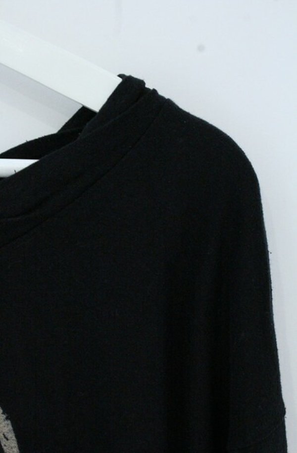 画像2: ヴィヴィアンウエストウッド 中古 / サークルプリントドルマンカットソー 2 ブラック  O-26-10-25-009-to-YM-OS (2)
