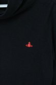 画像2: ヴィヴィアンウエストウッド 中古 / 単色オーブ刺繍タートルネックカットソー 2 ブラック  O-26-10-25-014-to-YM-OS (2)