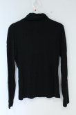画像3: ヴィヴィアンウエストウッド 中古 / 単色オーブ刺繍タートルネックカットソー 2 ブラック  O-26-10-25-014-to-YM-OS (3)