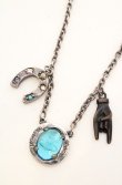 画像2: ヴィヴィアンウエストウッド 中古 / Cabochon pendant （カボションペンダント）  ブラックｘブルー  O-26-11-01-014-ac-YM-OS (2)
