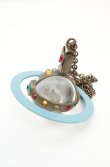 画像2: ヴィヴィアンウエストウッド 中古 / ヴィンテージジャイアントオーブペンダント  ブルーｘアンティークゴールド  O-26-11-01-002-nl-YM-OS (2)