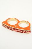 画像2: ヴィヴィアンウエストウッド 中古 / 2フィンガーリング XL（17号） オレンジｘレッド  O-26-11-01-032-rg-YM-OS (2)