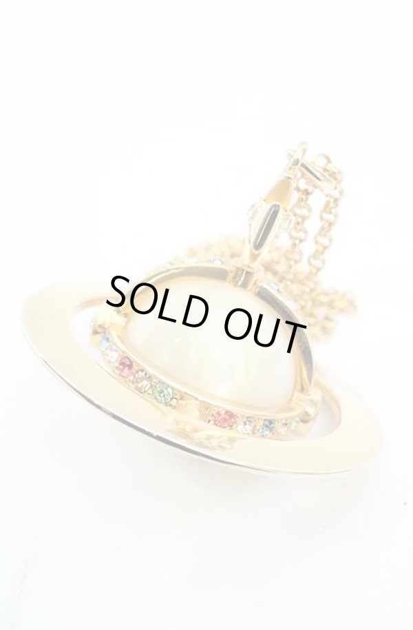 画像2: ヴィヴィアンウエストウッド 中古 / giant orb neckless パールVer（ジャイアントオーブネックレス）  ゴールドｘパール  O-26-11-01-003-nl-YM-OS (2)