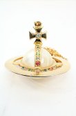 画像3: ヴィヴィアンウエストウッド 中古 / giant orb neckless パールVer（ジャイアントオーブネックレス）  ゴールドｘパール  O-26-11-01-003-nl-YM-OS (3)