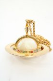画像4: ヴィヴィアンウエストウッド 中古 / giant orb neckless パールVer（ジャイアントオーブネックレス）  ゴールドｘパール  O-26-11-01-003-nl-YM-OS (4)
