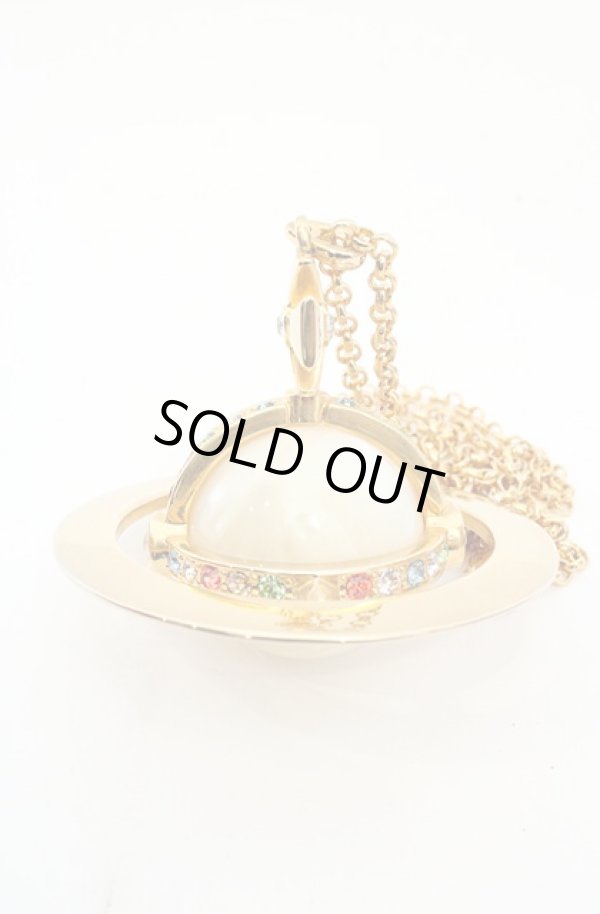 画像4: ヴィヴィアンウエストウッド 中古 / giant orb neckless パールVer（ジャイアントオーブネックレス）  ゴールドｘパール  O-26-11-01-003-nl-YM-OS (4)