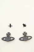 画像3: ヴィヴィアンウエストウッド 中古 / MAYFAIR BAS RELIEF EARRINGS（メイフェアバスレリーフピアス）  ガンメタル  O-26-11-01-042-er-YM-OS (3)