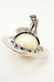 画像4: ヴィヴィアンウエストウッド 中古 / giant orb neckless パールVer（ジャイアントオーブネックレス）  シルバーｘパール  O-26-11-01-004-nl-YM-OS (4)