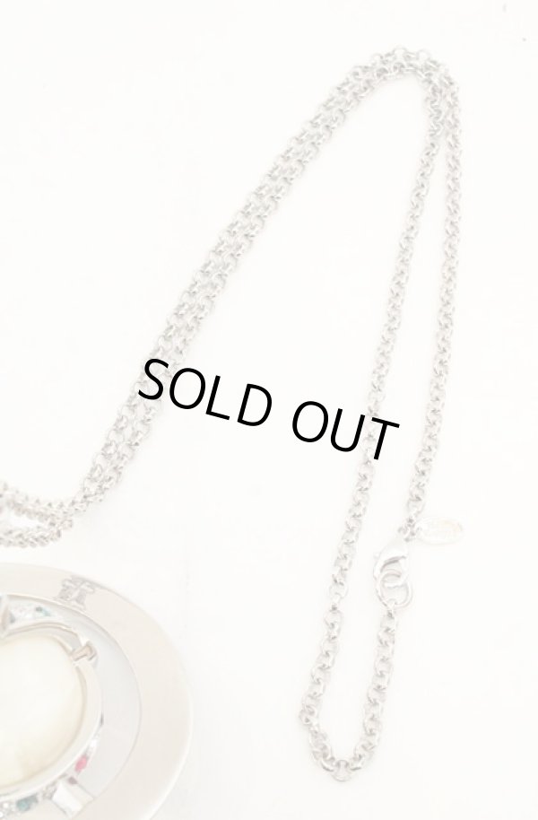 画像7: ヴィヴィアンウエストウッド 中古 / giant orb neckless パールVer（ジャイアントオーブネックレス）  シルバーｘパール  O-26-11-01-004-nl-YM-OS (7)
