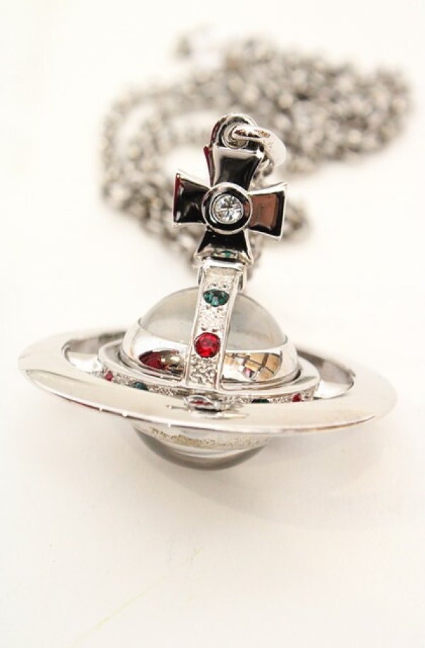 画像4: ヴィヴィアンウエストウッド 中古 / Orb Watch Pendant（オーブウォッチ）  シルバー  O-26-11-01-006-nl-YM-OS (4)