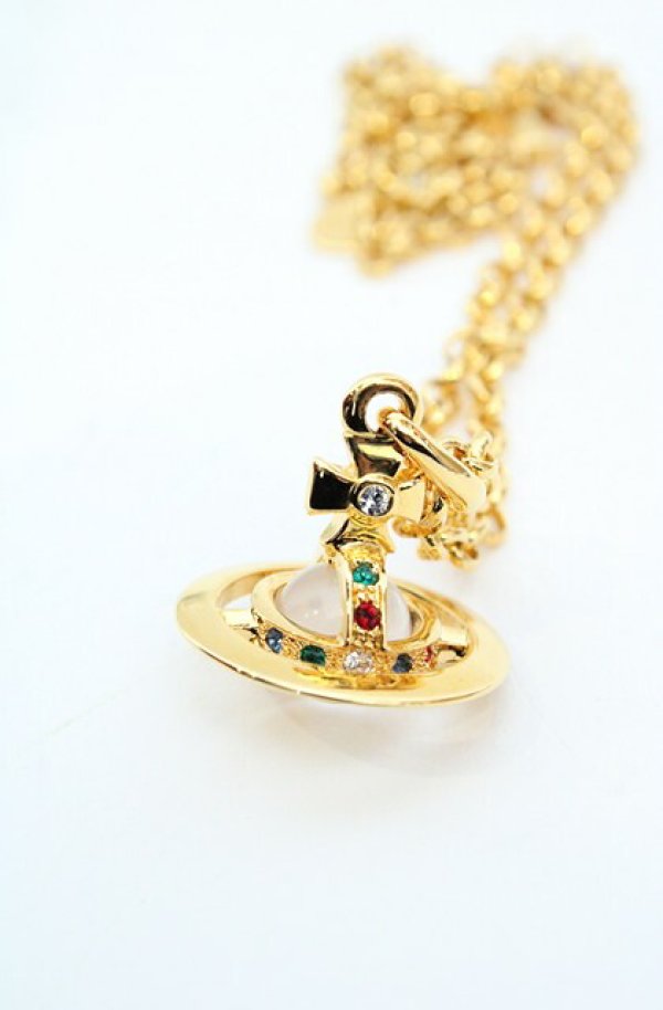 画像3: ヴィヴィアンウエストウッド 中古 / tiny orb pendant（タイニーオーブペンダント）  ゴールド  O-26-11-01-007-nl-YM-OS (3)