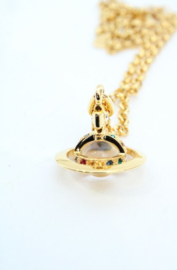 画像4: ヴィヴィアンウエストウッド 中古 / tiny orb pendant（タイニーオーブペンダント）  ゴールド  O-26-11-01-007-nl-YM-OS (4)