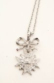 画像2: ヴィヴィアンウエストウッド 中古 / bow&medallion ペンダント（ボウ＆メダリオン）  シルバー  O-26-11-01-010-ac-YM-OS (2)