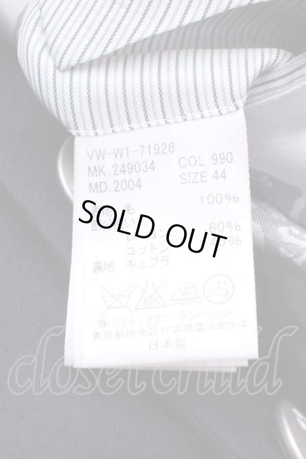 画像4: Viviene Westwood / /燕尾ジャケット    44 黒  S-23-11-29-031-co-AS-ZS (4)