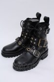 画像2: 【SALE】【10%OFF】ヴィヴィアンウエストウッド 中古 / コンバットバックルブーツ    37 黒  S-23-11-29-083-sk-AS-ZS (2)