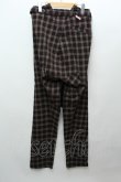 画像2: ヴィヴィアンウエストウッド MAN 中古 / チェックウールパンツ    44 ブラウン  S-24-01-18-025-pa-AS-ZS (2)
