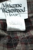 画像4: ヴィヴィアンウエストウッド MAN 中古 / チェックウールパンツ    44 ブラウン  S-24-01-18-025-pa-AS-ZS (4)