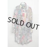 【USED】Vivienne Westwood MAN / MOODBOARD PRINT オーバーサイズシャツ ヴィヴィアンウエストウッド ビビアン  マルチ 【中古】 S-24-01-31-004-bl-UT-ZS