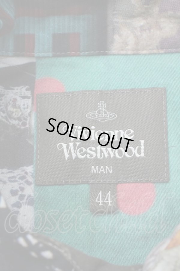 画像3: ヴィヴィアンウエストウッド MAN 中古 / MOODBOARD PRINT オーバーサイズシャツ   マルチ  S-24-01-31-004-bl-UT-ZS (3)