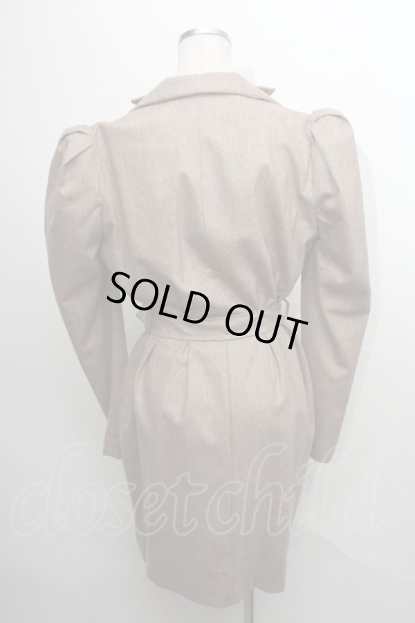 画像2: ヴィヴィアンウエストウッド 中古 / /カシミア混ロングコート  ベージュ  S-24-03-03-064-co-AS-ZH (2)