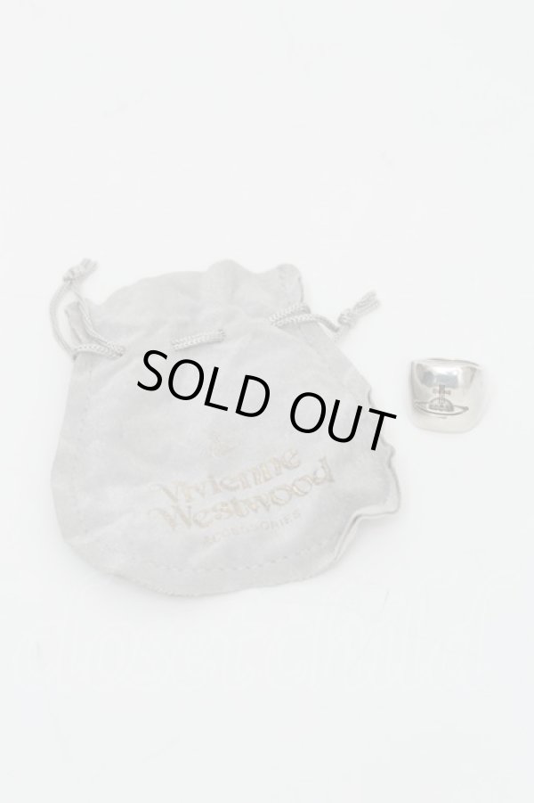 画像4: ヴィヴィアンウエストウッド 中古 / スクエアシールリング S シルバー  S-24-03-03-021-ac-AS-ZS (4)