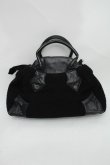 画像2: ヴィヴィアンウエストウッド 中古 / BAGウールヤスミンバッグ  黒  S-24-03-03-027-ba-AS-ZS (2)