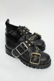 画像2: ヴィヴィアンウエストウッド 中古 / コンバットバックルブーツ 37 黒  S-24-03-03-034-sk-AS-ZS (2)