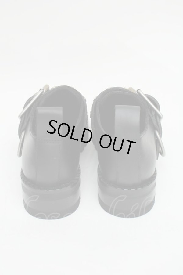 画像3: ヴィヴィアンウエストウッド 中古 / コンバットバックルブーツ 37 黒  S-24-03-03-034-sk-AS-ZS (3)