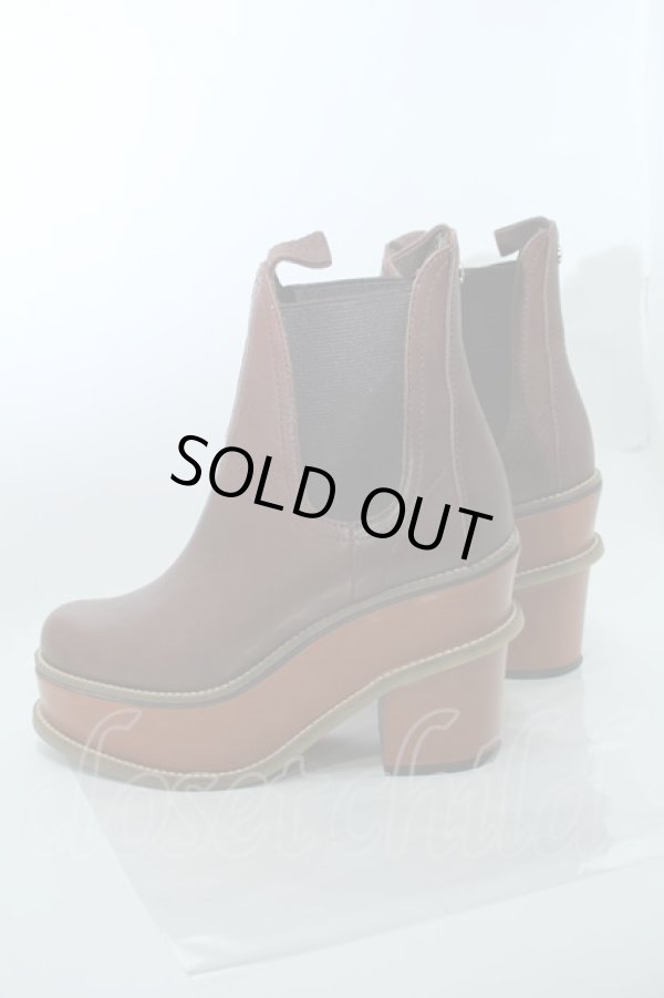 画像2: ヴィヴィアンウエストウッド 中古 / サイドゴアブーツ 37 ブラウン  S-24-03-31-025-sh-AS-ZS (2)