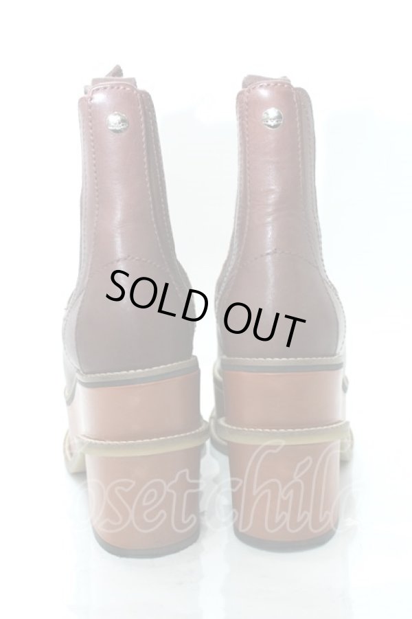 画像3: ヴィヴィアンウエストウッド 中古 / サイドゴアブーツ 37 ブラウン  S-24-03-31-025-sh-AS-ZS (3)