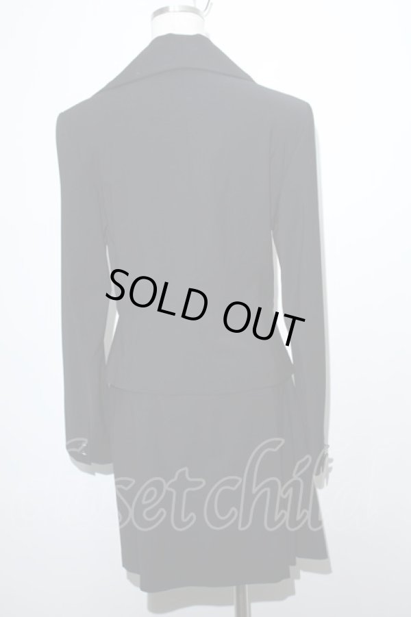 画像2: ヴィヴィアンウエストウッド 中古 / 3ツボタンジャケット&スカートセットアップ 40 黒  S-24-03-31-031-su-AS-ZS (2)