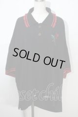 【USED】Vivienne Westwood / ビッグポロシャツ ヴィヴィアンウエストウッド ビビアン00 黒 【中古】 S-24-05-01-032-to-AS-ZS