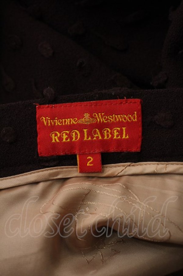 画像3: ヴィヴィアンウエストウッド 中古 / ウールドットフレアースカート 2 紫  S-24-05-29-063-sk-AS-ZS (3)