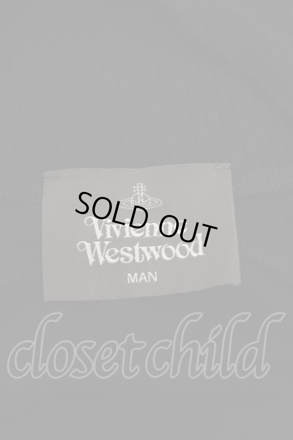 画像3: ヴィヴィアンウエストウッド MAN 中古 / ブランケットカーディガン  黒  S-24-06-26-038-to-AS-ZS (3)