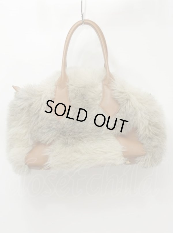 画像2: ヴィヴィアンウエストウッド 中古 / BAファーヤスミンバッグ  ベージュ  S-24-06-26-025-ba-AS-ZS (2)