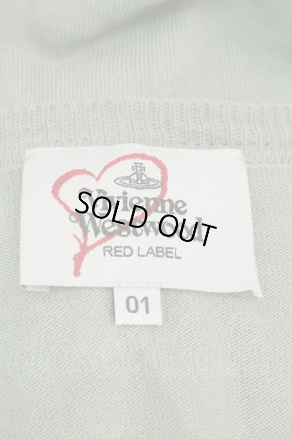 画像3: ヴィヴィアンウエストウッド 中古 / PAINTING BUNNYカーディガン  グリーン  S-24-06-26-032-to-UT-ZS (3)